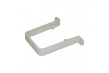 FLOPLAST 65MM WHITE SQUARELINE DOWNPIPE PIPE CLIP FLORCS1