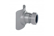 MEC SOIL PIPE BOSS CONN 57MM HOLE SIZE- 4\"/110MM * 1 1/2\" PIPE GREY