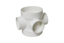 FLOPLAST 110MM WHITE SHORT BOSS PIPE SP583W