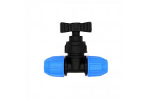 FLOPLAST 25MM MDPE PLASTIC STOPCOCK