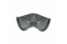 FLOPLAST 115MM RAH1 HICAP 90* ANGLE ANTHRACITE GREY RAH1AG