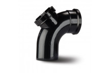 TUPLING 82MM ACCESS BEND SINGLE SOCKET BLACK