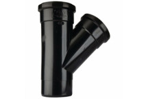 TUPLING 82MM 135 DEGREE SINGLE BRANCH BLACK