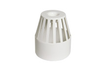 FLOPLAST 110MM WHITE VENT TERMINAL SP302W