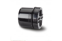 TUPLING 82MM SCREW ACCESS CAP SPIGOT TAIL BLACK