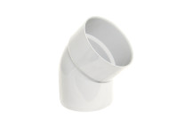 FLOPLAST 110MM WHITE OFFSETBEND-BOTM SP435W