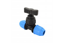 FLOPLAST 25MM MDPE PLASTIC STOPCOCK