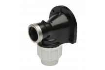 PLASSON WALL PLATE ELBOWS  20mm x 1/2\" 10002005