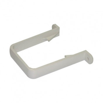 FLOPLAST 65MM WHITE SQUARELINE DOWNPIPE PIPE CLIP FLORCS1