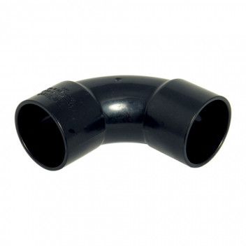 FLOPLAST 40MM BLACK ABS 92.5*BEND WS15B