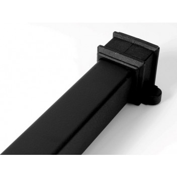 BRETT CAST IRON STYLE SQUARE DOWNPIPE 2.5MTR SOCKETED PIPE WITH LUGS B