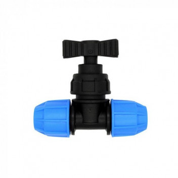 FLOPLAST 25MM MDPE PLASTIC STOPCOCK