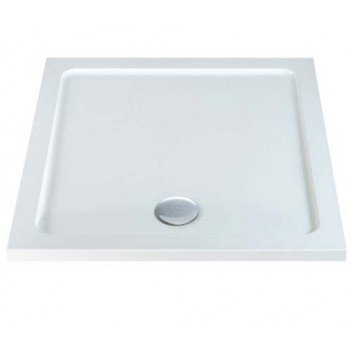 RELION 760X760 ABS STONE RESIN TRAY WHITE