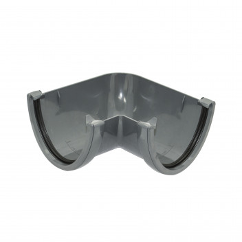 FLOPLAST 115MM RAH1 HICAP 90* ANGLE ANTHRACITE GREY RAH1AG
