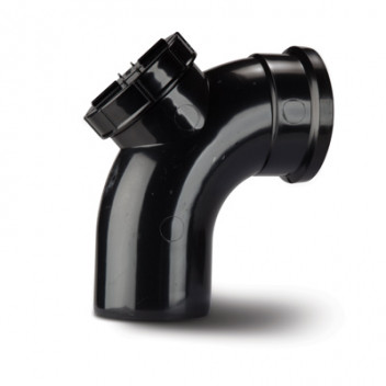 TUPLING 82MM ACCESS BEND SINGLE SOCKET BLACK