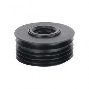MCALPINE BLACK DRAIN CONNECTOR 4\" X11/2\" & 11/4\" DC2-BL CENTRE OUTLET