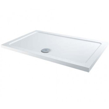 RELION 800 X 700 ABS STONE RESIN TRAY WHITE