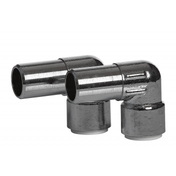 RELION 15MM X 10MM PUSHFIT RADIATOR ELBOW BEND CHROME PAIR