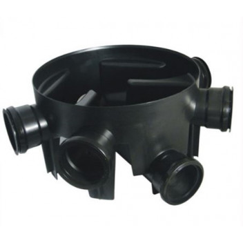 FLOPLAST 270MM INSPECTION CHAMBER BASE  5X110 INLETS D910