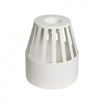 FLOPLAST 110MM WHITE VENT TERMINAL SP302W