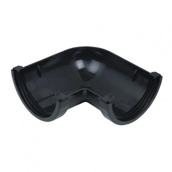 FLOPLAST 112MM BLACK 90* ANGLE RA1B