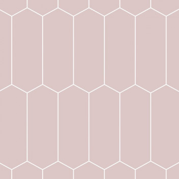 FIBO URBAN DUSKY PINK EM M79 ELON HEX TILE 600MM AQ PANEL