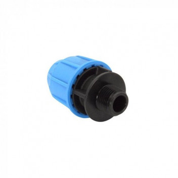 FLOPLAST 20MM X 1/2\" MALE ADAPTOR
