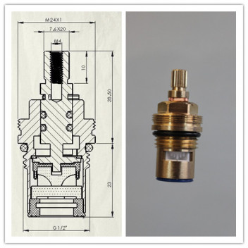 CERAMIC TAP CARTRIDGE VALVE ASSEMBLY CC3 (PAIR)