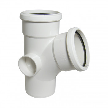 FLOPLAST 110MM WHITE 112.5*BRANCH SP200W