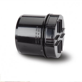 TUPLING 82MM SCREW ACCESS CAP SPIGOT TAIL BLACK