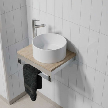 FIBO URBAN DENVER WHITE HG M0830 STACK SUB TILE 600MM AQ PANEL