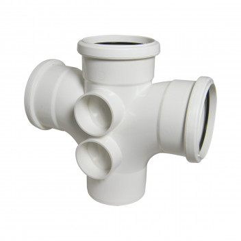 FLOPLAST 110MMWHITE 92.5*DBLE.BRANCH SP230W