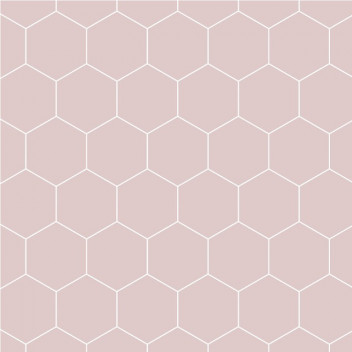 FIBO URBAN DUSKY PINK HEX TILE M71 EM 600MM AQ PANEL