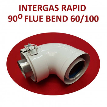 INTERGAS RAPID BOILER 87-90 CONCENTRIC ELBOW 60/100MM