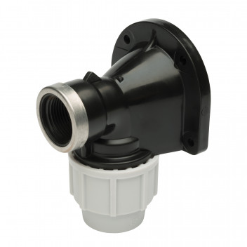PLASSON WALL PLATE ELBOWS  20mm x 1/2\" 10002005